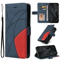 Designed for Google Pixel 9a PU Leather Case Wallet, Men Women Flip Folio Cover with Kickstand Credit Card Holders Slots Wrist Strap Magnetic Slim Phone Case for Google Pixel 9a, Blue