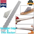 thumbnail image 1 of Designed Guitar Neck Notched Straight Edge And Fret Rocker Luthier Tools, 1 of 8