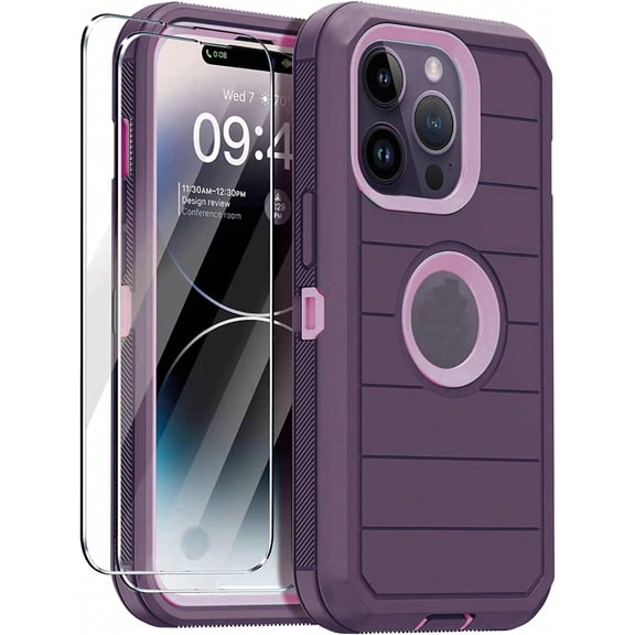 Designed For IPone 11-16  Case,[2 Screen Protections],Heavy Duty Drop Protection Full Body Rugged Shockproof Horizontal Cut-Outs Durable Cover,Compatible With IPone 11-16 Series