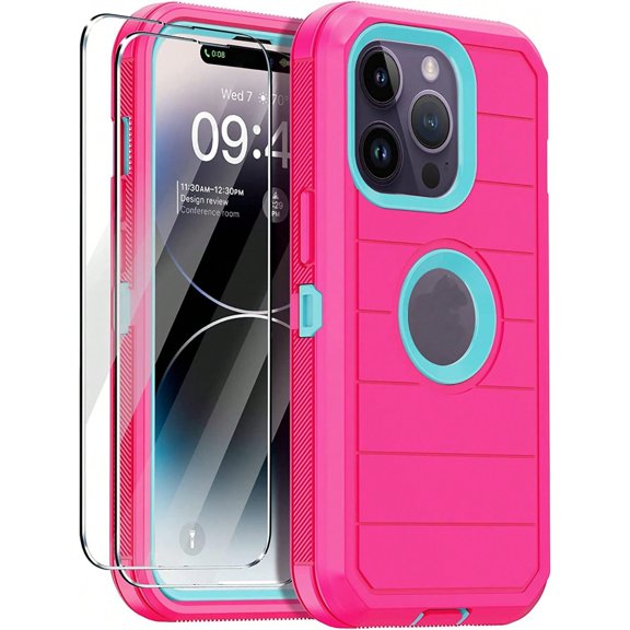 Designed For IPone 11-16  Case,[2 Screen Protections],Heavy Duty Drop Protection Full Body Rugged Shockproof Horizontal Cut-Outs Durable Cover,Compatible With IPone 11-16 Series