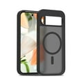 thumbnail image 1 of Designed for Magnetic Google Pixel 9 Case,[Compatible with MagSafe] [Military Grade Drop Protection] Hybrid Slim Translucent Matte Shockproof with Anti-Fingerprint Phone Case,Black, 1 of 6