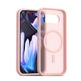 thumbnail image 1 of Designed for Magnetic Google Pixel 9A Case,[Compatible with MagSafe] [Military Grade Drop Protection] Hybrid Slim Translucent Matte Shockproof with Anti-Fingerprint Phone Case,Pink, 1 of 6