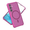thumbnail image 1 of Designed for Magnetic Samsung Galaxy S24+ Case,[Compatible with MagSafe] [Military Grade Drop Protection] Slim Hybrid Rubber Translucent Matte Shockproof Anti-Fingerprint Phone Case,Rose, 1 of 8