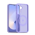 thumbnail image 1 of Designed for Magnetic Samsung Galaxy S25+ Case,[Compatible with MagSafe] [Military Grade Drop Protection] Hybrid Slim Translucent Matte Shockproof with Anti-Fingerprint Phone Case,Purple, 1 of 6