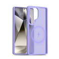thumbnail image 1 of Designed for Magnetic Samsung Galaxy S25 Ultra Case,[Compatible with MagSafe] [Military Grade Drop Protection] Hybrid Slim Translucent Matte Shockproof with Anti-Fingerprint Phone Case,Purple, 1 of 6