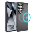 thumbnail image 1 of Designed for Magnetic Samsung Galaxy S25 Ultra Case,[Compatible with MagSafe] [Military Grade Drop Protection] Slim Hybrid Translucent Matte Shockproof with Anti-Fingerprint Phone Case,Gray, 1 of 9