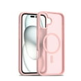 thumbnail image 1 of Designed for Magnetic iPhone 16 Case,[Compatible with MagSafe] [Military Grade Drop Protection] Hybrid Slim Translucent Matte Shockproof with Anti-Fingerprint Phone Case,Pink, 1 of 5