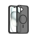 thumbnail image 1 of Designed for Magnetic iPhone 16 Case,[Compatible with MagSafe] [Military Grade Drop Protection] Hybrid Slim Translucent Matte Shockproof with Anti-Fingerprint Phone Case,Black, 1 of 5