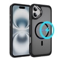 thumbnail image 1 of Designed for Magnetic iPhone 16 Case,[Compatible with MagSafe] [Military Grade Drop Protection] Slim Hybrid Translucent Matte Shockproof with Anti-Fingerprint Phone Case,Black, 1 of 9