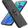 thumbnail image 1 of Designed for Moto G Stylus 2022 Case with HD Screen Protector, [Military Grade] Shockproof Protection Phone Case with 360° Magnetic Ring Holder Kickstand Case for Moto G Stylus 2022, Black, 1 of 14