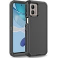 thumbnail image 1 of Designed for Motorola G Play 2024 Heavy Duty Case, Triple Layer Protection Shockproof Dropproof Dustproof Anti-Scratch Phone Case Cover for Motorola G Play 2024,Black, 1 of 3