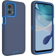thumbnail image 1 of Designed for Motorola G Power 2024 Heavy Duty Case, Triple Layer Protection Shockproof Dropproof Dustproof Anti-Scratch Phone Case Cover for Motorola G Power 2024,Blue, 1 of 6