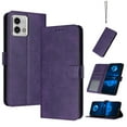 thumbnail image 1 of Designed for Motorola Moto G 5G 2023 Case Wallet, Men Women Flip Folio Cover with PU Leather Stand Credit Card Holders Slots Wrist Strap Soft TPU Inner Phone Case for Motorola Moto G 5G 2023, Purple, 1 of 8
