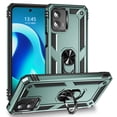 thumbnail image 1 of Designed for Motorola Moto G 5G (2024) Case, Military Grade Protective Phone Case Cover with Enhanced Metal Ring Kickstand [Support Magnet Car Mount] for Moto G 5G (2024), Darkgreen, 1 of 7