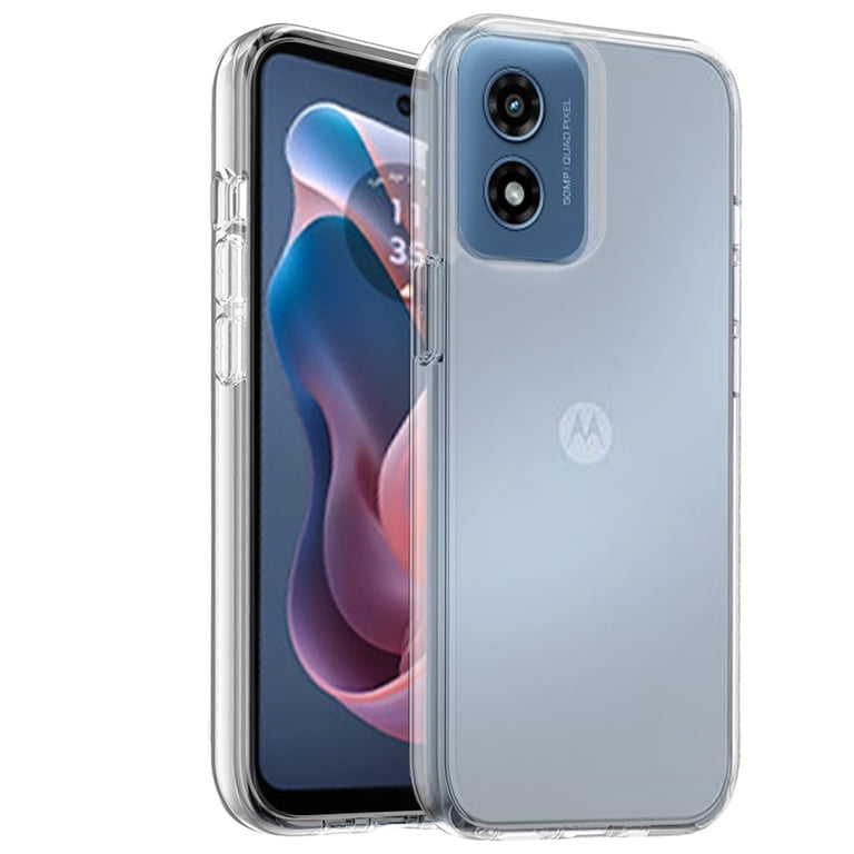 Coque pour Motorola Moto G32 en silicone Bleu foncé iMOSHION® - Coque et étui téléphone mobile
