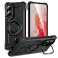 thumbnail image 1 of Designed for Motorola Moto G Stylus 5G 2024 Armor Case with Camera Cover Stand, Shockproof Protection Compatible with MagSafe Rugged Case Cover, Support Car Magnetic Holder - Black, 1 of 7