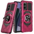 thumbnail image 1 of Designed for Motorola Moto G Stylus 5G 2024 Hybrid Dual Layer with 360° Rotate Magnetic Ring Stand Holder Kickstand TPU Rugged PC Shockproof Phone Case Cover [Hot Pink], 1 of 6