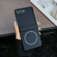 thumbnail image 1 of Designed for Motorola Razr 2024 Case Magnetic with Hinge Protection [Compatible with Mag-Safe] Carbon Fiber Texture Shockproof Protective Cover Case for Motorola Razr 2024, Darkblue, 1 of 8