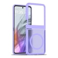 thumbnail image 1 of Designed For Motorola Razr 2024 Phone Case,Compatible with MagSafe,Anti-Scratch Anti-Fingerprint Shockproof Skin Feeling Frosted Translucent Ultra Slim Thin Fit Phone Case Cover,Purple, 1 of 6