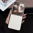 thumbnail image 1 of Designed for Motorola Razr 2024/Razr 60 Phone Case,Ultra Slim Lychee Grain PU Leather&Hard PC Hybrid Design,Shockproof Durable Protective Rugged Phone Case for Motorola Razr 2024/Razr 60,White, 1 of 8
