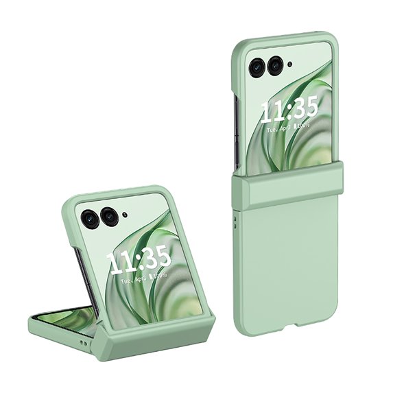 Designed for Motorola Razr 40 Ultra Case with Hinge Protection, Slim and Thin Full Protective Shockproof Phone Cover Case for Motorola Razr 40 Ultra - Mint