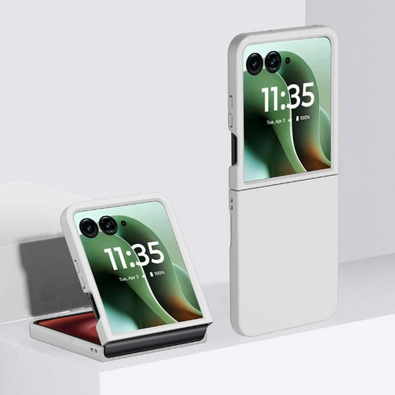 Designed for Motorola Razr 60 Ultra/Razr Ultra 2025 Slim Phone Case,Shockproof Lightweight Matte Scratch-Resistant Durable Rugged Drop-Proof Protective Ultra Slim Thin Fit Phone Cover,White