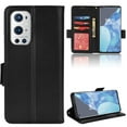 thumbnail image 1 of Designed for OnePlus 9 Pro Case, Luxury PU Leather Wallet Phone Case with Card Holder Flip Kickstand Drop Protection Phone Case Cover for OnePlus 9 Pro 6.7 inch - Black, 1 of 5