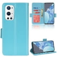 thumbnail image 1 of Designed for OnePlus 9 Pro Case, Luxury PU Leather Wallet Phone Case with Card Holder Flip Kickstand Drop Protection Phone Case Cover for OnePlus 9 Pro 6.7 inch - Cyanblue, 1 of 5