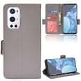 thumbnail image 1 of Designed for OnePlus 9 Pro Case, Luxury PU Leather Wallet Phone Case with Card Holder Flip Kickstand Drop Protection Phone Case Cover for OnePlus 9 Pro 6.7 inch - Gray, 1 of 5