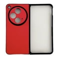 thumbnail image 1 of Designed for OnePlus Open/Oppo Find N3 Case, Morandi-Pure PU Leather Texture Slim Case for OnePlus Open/Oppo Find N3, Full Body Shockproof Anti-Scratches Folding Phone Cover - Red, 1 of 6