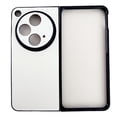 thumbnail image 1 of Designed for OnePlus Open/Oppo Find N3 Case, Morandi-Pure PU Leather Texture Slim Case for OnePlus Open/Oppo Find N3, Full Body Shockproof Anti-Scratches Folding Phone Cover - White, 1 of 6
