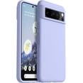 thumbnail image 1 of Designed for Pixel 8 Pro Case, [Military-Grade Drop Protection][Anti-Scratch Microfiber Lining] Silicone Slim Thin Shockproof Phone Case for Google Pixel 8 Pro 6.7 inch (Light Purple), 1 of 12