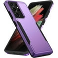 thumbnail image 1 of Designed for Samsung A23 Heavy Duty Case, Protection Shockproof Dropproof Dustproof Anti-Scratch Phone Case Cover for Samsung A23 Heavy Duty Case, Purple, 1 of 8