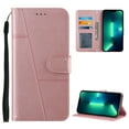 thumbnail image 1 of Designed for Samsung Galaxy A06 Case, Luxury PU Leather Wallet Phone Case with Card Holder Flip Folio Protective Shockproof Cover [Kickstand Feature][Wrist Strap] for Samsung A06,Rosegold, 1 of 8