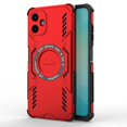 thumbnail image 1 of Designed for Samsung Galaxy A06 Heavy Duty Magnetic Phone Case,Compatible with Mag-safe,Military Grade Drop Protection,Dropproof Anti-fall Tough Rugged Durable Shockproof Phone Case,Red, 1 of 11