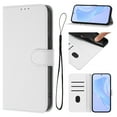 thumbnail image 1 of Designed for Samsung Galaxy A07 Case Wallet, Women Men Flip Folio Cover with PU Leather Stand Credit Card Holders Slots Wrist Strap Magnetic Closure Phone Case for Samsung Galaxy A07 - White, 1 of 12