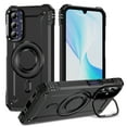 thumbnail image 1 of Designed for Samsung Galaxy A14 5G Armor Case with Camera Cover Stand, Shockproof Protection Compatible with MagSafe Rugged Case Cover for Galaxy A14 5G, Support Car Magnetic Holder - Black, 1 of 7