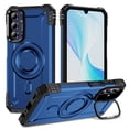 thumbnail image 1 of Designed for Samsung Galaxy A14 5G Armor Case with Camera Cover Stand, Shockproof Protection Compatible with MagSafe Rugged Case Cover for Galaxy A14 5G, Support Car Magnetic Holder - Blue, 1 of 7