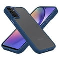 thumbnail image 1 of Designed for Samsung Galaxy A15 5G Slim Fit Hybrid Transparent Thick Acrylic with Metal Buttons Frame Protective Hard PC + TPU Shockproof Phone Case Cover [Blue], 1 of 6