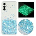 thumbnail image 1 of Designed for Samsung Galaxy A15 Bling Glitter Case Glow in The Dark Funny Shiny Sparkle Noctilucent Fluorescent for Women Girls Protective Case for Samsung Galaxy A15, Blue, 1 of 6