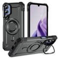 thumbnail image 1 of Designed for Samsung Galaxy A16 5G/4G Armor Case with Camera Cover Stand, Shockproof Protection, Support Magnetic Wireless Charger Rugged Cover for A16 5G/4G, Support Car Magnetic Holder - Gray, 1 of 7