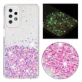 thumbnail image 1 of Designed for Samsung Galaxy A23 5G Bling Glitter Case Glow in The Dark Funny Shiny Sparkle Noctilucent Fluorescent for Women Girls Protective Case for Samsung Galaxy A23 5G, Pink, 1 of 6