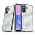 thumbnail image 1 of Designed for Samsung Galaxy A26 5G Case with Stand, Mil-Grade Drop Protection Adjustable Kickstand Ultra Slim Shockproof Hard PC Soft TPU Clear Portable Phone Cover for Galaxy A26 5G, Gray, 1 of 7