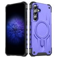 thumbnail image 1 of Designed for Samsung Galaxy A26 5G - Compatible with MagSafe Support Wireless Charging Rugged Shockproof Anti-Slip Military Grade Protective Phone Cover for Samsung Galaxy A26 5G, Purple, 1 of 7