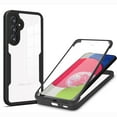 thumbnail image 1 of Designed for Samsung Galaxy A36 5G Case Full-Body Bumper Case Cover Built in Screen Protector Shockproof Transparent Back 360 Full Body Protective Case for Samsung Galaxy A36 5G, Black, 1 of 9