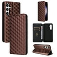 thumbnail image 1 of Designed for Samsung Galaxy A36 5G Case Wallet, Women Men Flip Folio Cover PU Leather Kickstand Credit Card Holders Slots Magnetic Shockproof Phone Case Cover for Samsung Galaxy A36 5G - Brown, 1 of 9