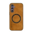 thumbnail image 1 of Designed for Samsung Galaxy A36 5G Magnetic Case, [Compatible with Magsafe] Military Shockproof Protective PU Leather Matte Back Anti-Scratch Phone Case for Samsung Galaxy A36 5G,Brown, 1 of 10