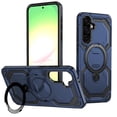 thumbnail image 1 of Designed for Samsung Galaxy A36 5G Magnetic Phone Case,With 360°Rotatable Ring Kickstand,Compatible with Mag-safe,Heavy Duty Shockproof Military-Grade Protection Rugged Phone Case,Blue, 1 of 7