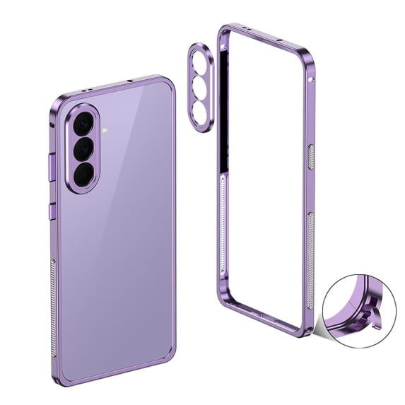 Designed for Samsung Galaxy A37 Frame Metal Bumper Frame Slim Hard ...