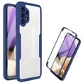 thumbnail image 1 of Designed for Samsung Galaxy A52 Case Full-Body Bumper Case Cover Built in Screen Protector Shockproof Transparent Back 360 Full Body Protective Case for Samsung Galaxy A52, Blue, 1 of 7